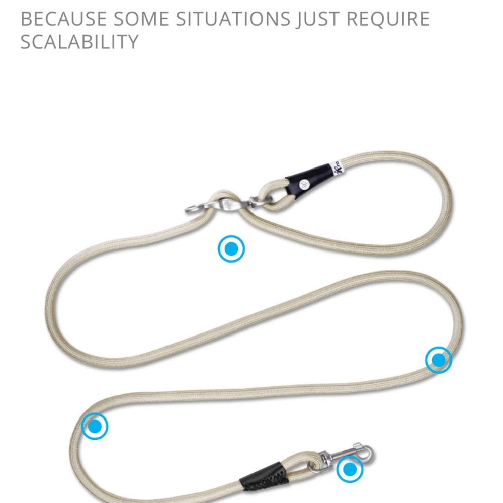 Beige Vario Comfort Leash